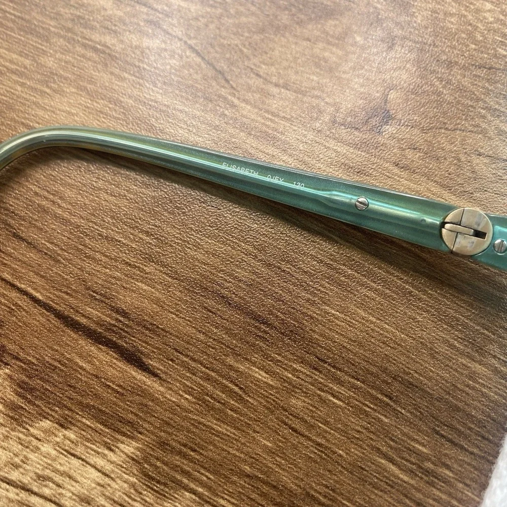 Kate Spade Eyeglasses Women FRAMES ONLY Elisabeth OJey 130 Black Teal Green 621